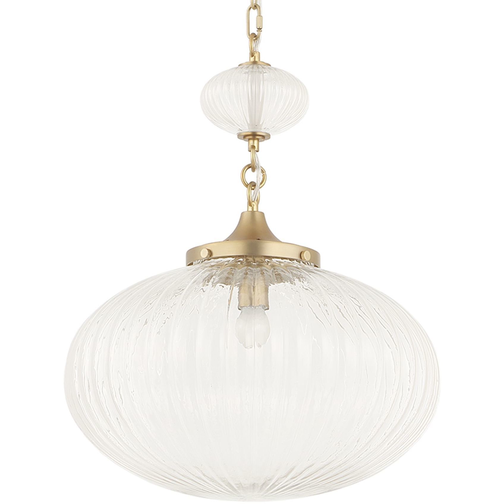 Bellaire 1 Light 16.5 inch Matte Brushed Gold Pendant Ceiling Light